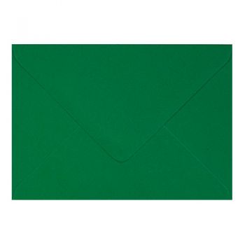 Plic colorat invitatie / felicitare verde Craciun 114 x 162 mm