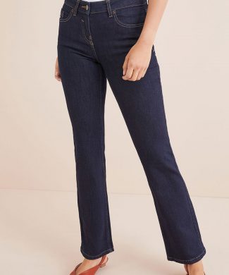 Blugi boot cut cu cusaturi contrastante-jeansi-NEXT