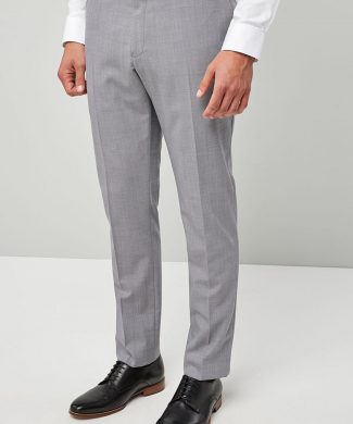Pantaloni slim fit eleganti din amestec de lana 6-pantaloni-NEXT