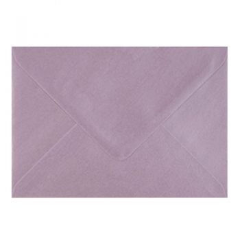 Plic colorat invitatie / felicitare lila sidef 110 x 220 mm