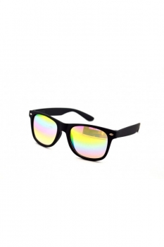 Ochelari de soare cu lentile semi-transparente sidefate Wayfarer