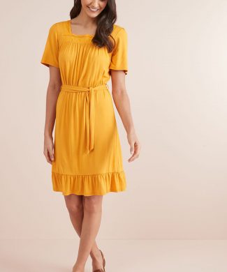 Rochie mini cu garnitura cu volan-rochii-NEXT