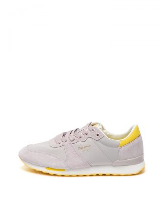 Pantofi sport cu garnituri de piele intoarsa Bimba Soft-tenisi-Pepe Jeans London