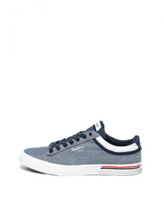 Pantofi sport din material textil North Court-tenisi-Pepe Jeans London