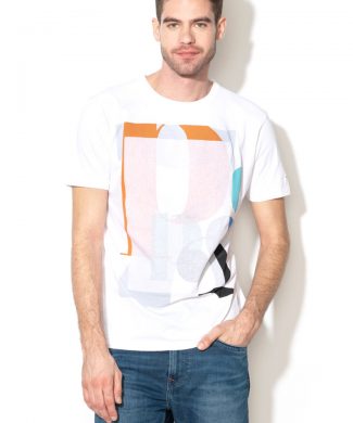 Tricou lejer cu imprimeu geometric Hamerton-tricouri-Pepe Jeans London