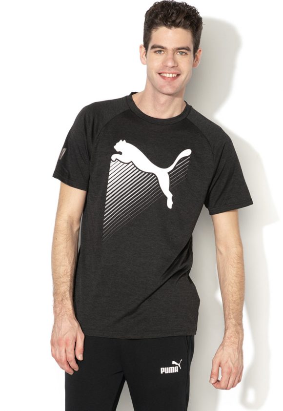 Tricou regular fit cu logo si Dry Cell CAT-tricouri-Puma