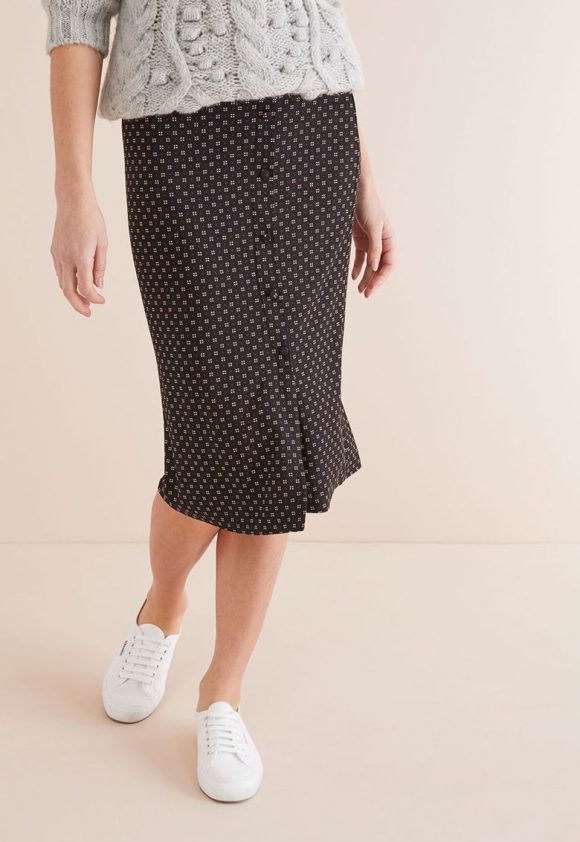 Fusta midi cu model geometric-fuste-NEXT
