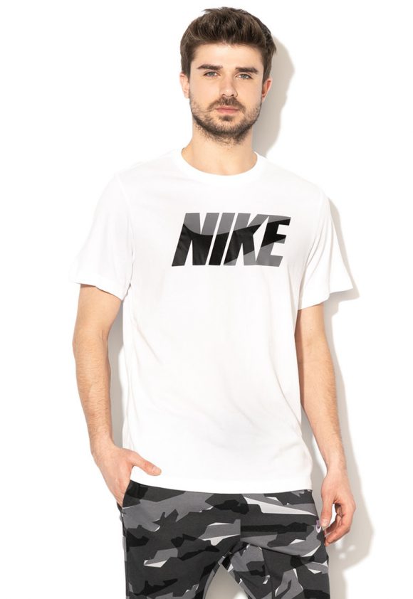 Tricou cu imprimeu logo pentru antrenament Dri Fit-tricouri-Nike