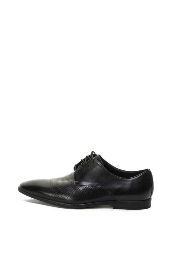 Pantofi de piele cu varf alungit Bampton-pantofi clasici-Clarks