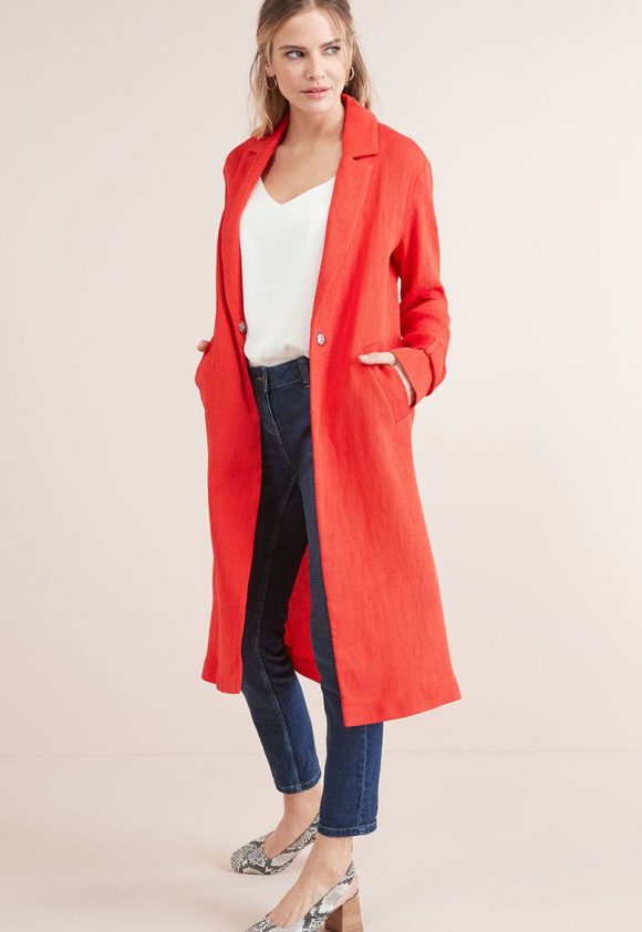 Haina usoara cu aspect striat-paltoane-NEXT