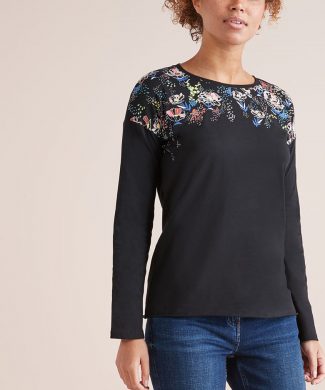 Bluza cu model floral-bluze-NEXT