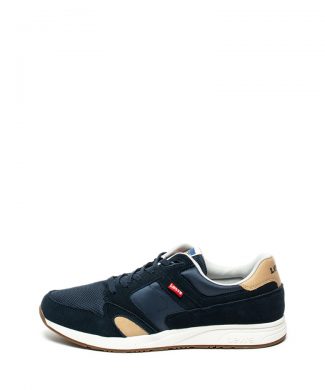 Pantofi sport cu insertii de piele intoarsa Sutter-tenisi-Levis