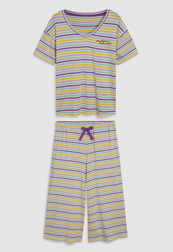 Pijama cu dungi-pijamale si halate de baie-NEXT