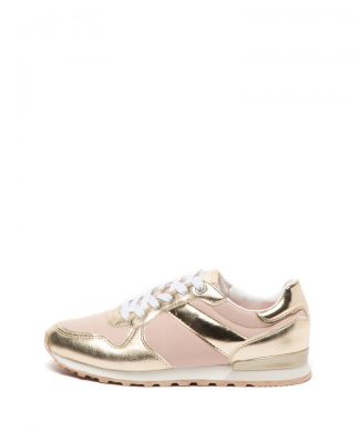 Pantofi sport cu insertii metalizate Verona W Greek-tenisi-Pepe Jeans London