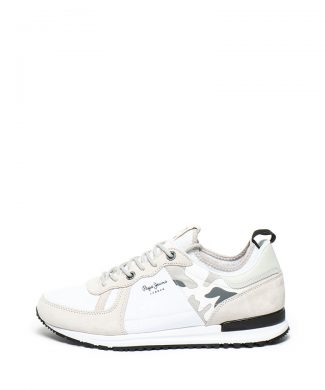 Pantofi sport slip-on cu garnituri de piele intoarsa Tinker Pro 73-tenisi-Pepe Jeans London