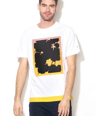 Tricou lejer cu imprimeu grafic Doyle-tricouri-Pepe Jeans London