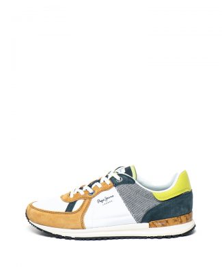 Pantofi sport cu garnituri de piele intoarsa Tinker Pro Camp-tenisi-Pepe Jeans London