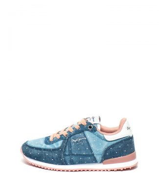 Pantofi sport cu aspect de denim Sydney-pantofi clasici-Pepe Jeans London