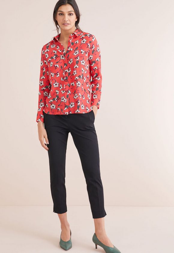 Camasa regular fit cu model floral-camasi-NEXT